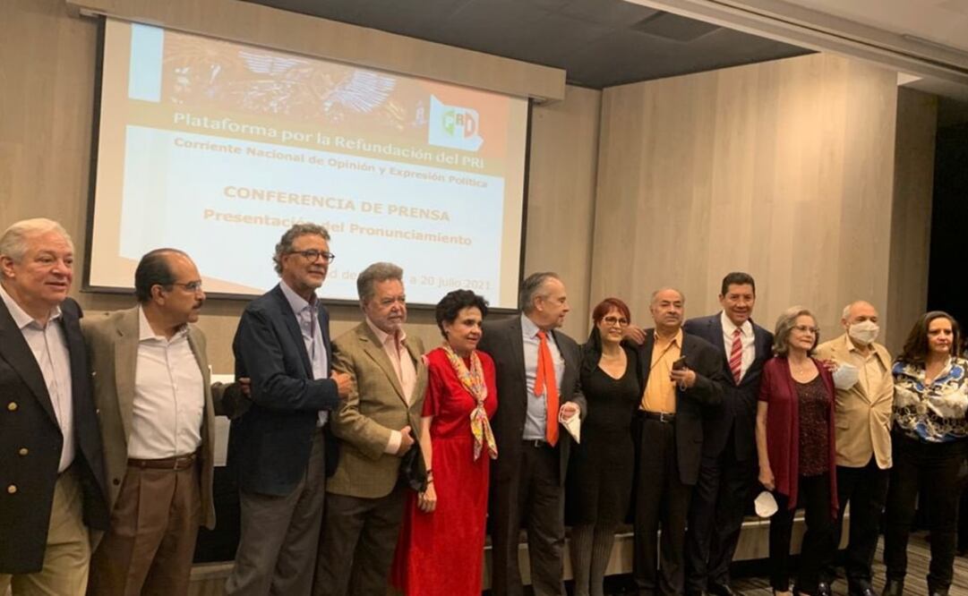 “Somos un grupo de priistas sin atadura a personajes políticos", expresó este grupo. Foto: Twitter @ferlermx