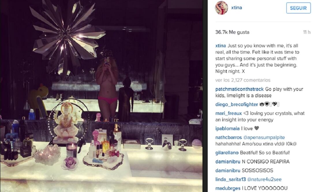 (Photo: Taken from Instagram @xtina)