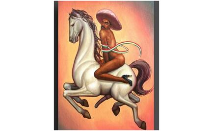 Héctor Suárez Gomís aplaude pintura de Zapata feminizado