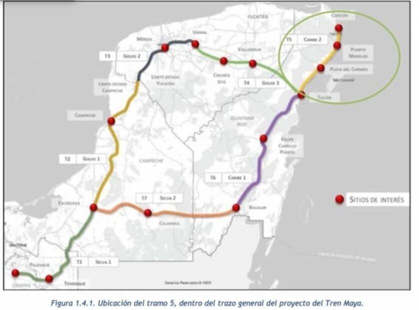 Guacamaya Leaks revelan riesgo de colapso en tramo 5 del Tren Maya