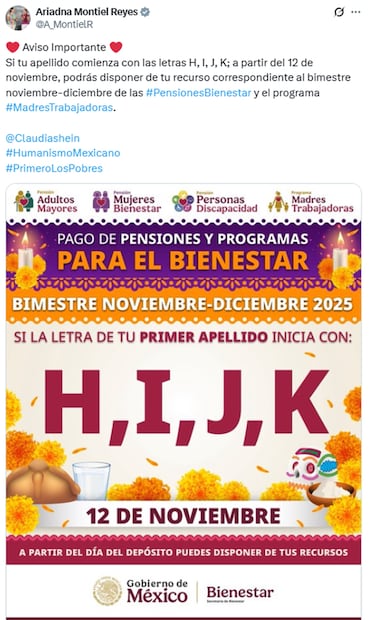 Foto: X. @A_MontielR