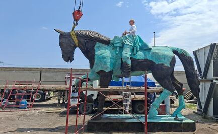Inaugurarán escultura ecuestre de Ignacio Zaragoza en Puebla; monumento honra la Batalla del 5 de Mayo