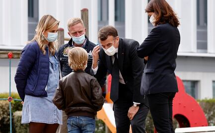 Macron anuncia ayuda sicológica gratis para niños de Francia durante la pandemia 