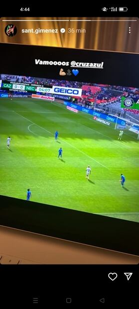 Santiago Giménez pendiente del Cruz Azul vs Necaxa desde Países Bajos 
