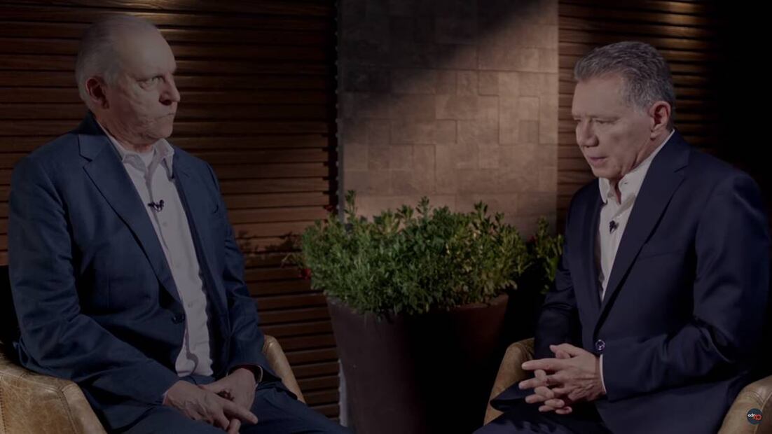 Entrevista al General Salvador Cienfuegos por primera vez en televisión, tras su detención en EU hace 3 años / Captura de pantalla