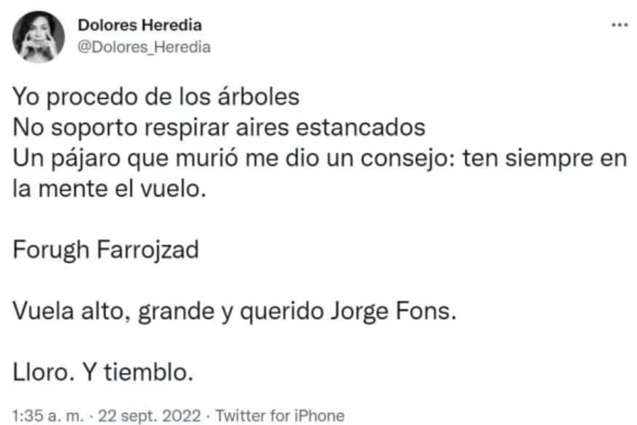 Adiós a Jorge Fons, comunidad artística despide al director mexicano