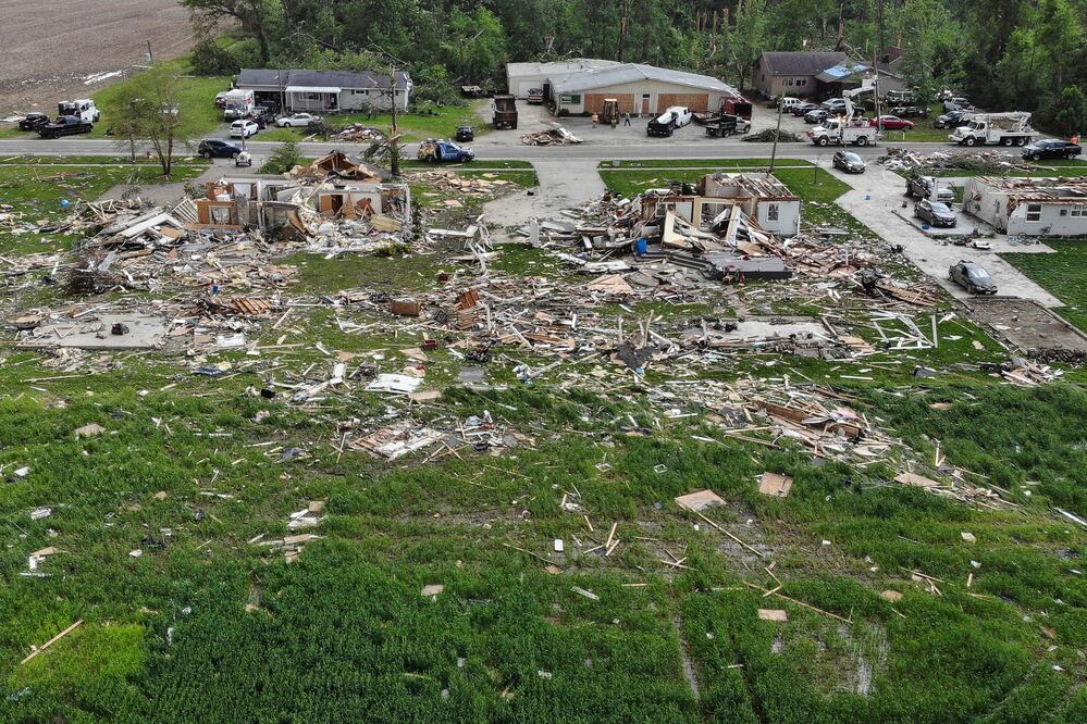 Las últimas dos semanas han registrado un número inusualmente alto de tornados en Estados Unidos (Fotos: AP)