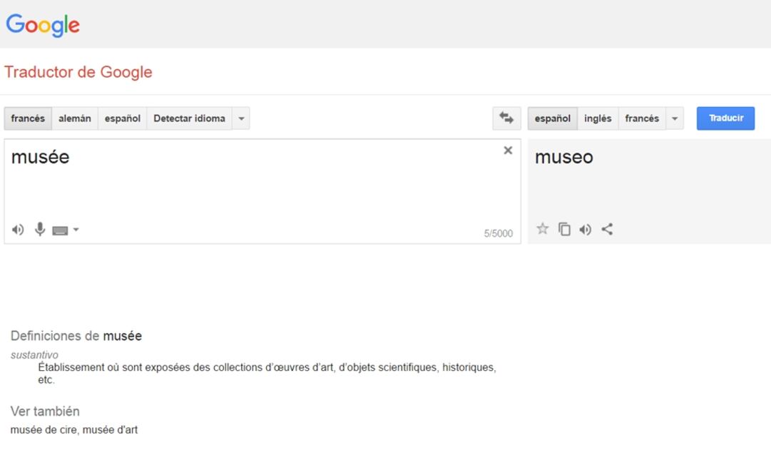 Foto: Captura translate.google.com