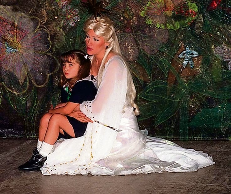 La pequeña Daniela Luján enla telenovela Luz Clarita. Foto: Archivo El Universal