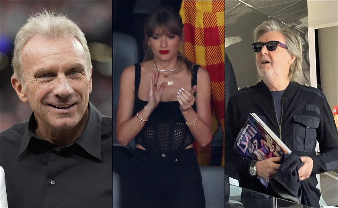 Taylor Swift, Joe Montana y Paul McCartney, entre las celebridades presentes en el Super Bowl LVIII / FOTO: ESPECIAL