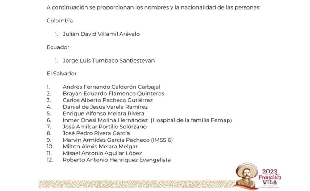 Lista de fallecidos y heridos en incendio