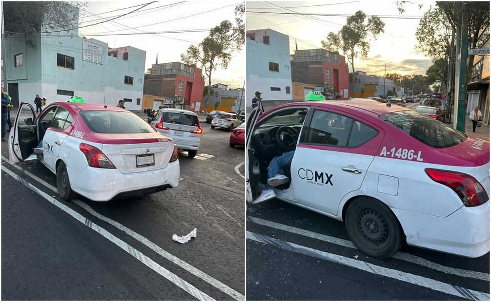 Accidente en Tlalpan. Foto: Victoria Carrillo