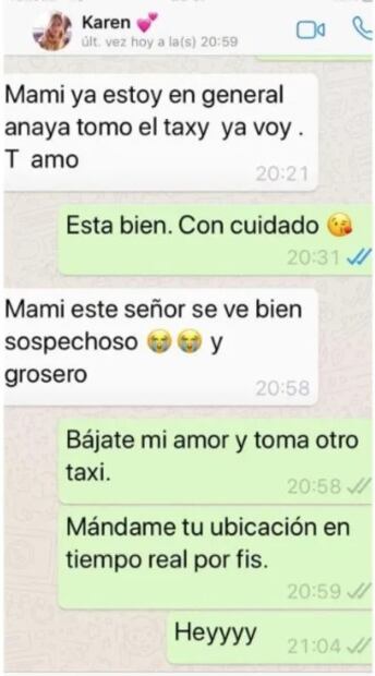 Laura Karen regresaba de una entrevista de trabajo; tiene 3 hijos