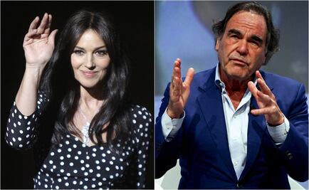 Monica Bellucci y Oliver Stone, en Festival de Los Cabos