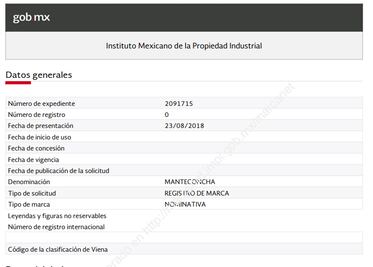 Surge nuevo interesado en registrar la "Manteconcha" ante el IMPI