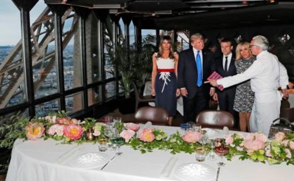 ¿Qué restaurante de estrellas Michelin visitaron Trump y Macron en Francia?