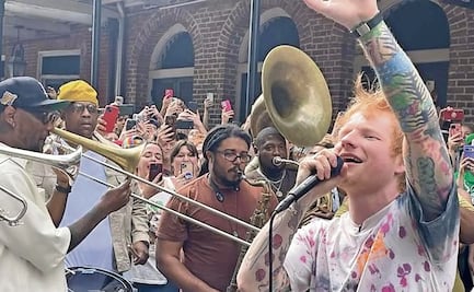 Ed Sheeran sorprende con concierto al aire libre en Nueva Orleans y estrena tema