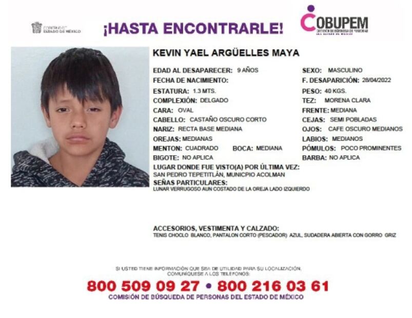 Localizan a dos de los cinco niños que huyeron de un albergue en Acolman