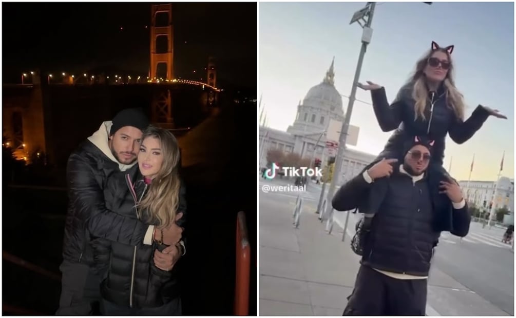 Alicia Villarreal luce enamorada con su pareja el influencer Cibad Hernández, con quien comparte fotos y videos en redes.
