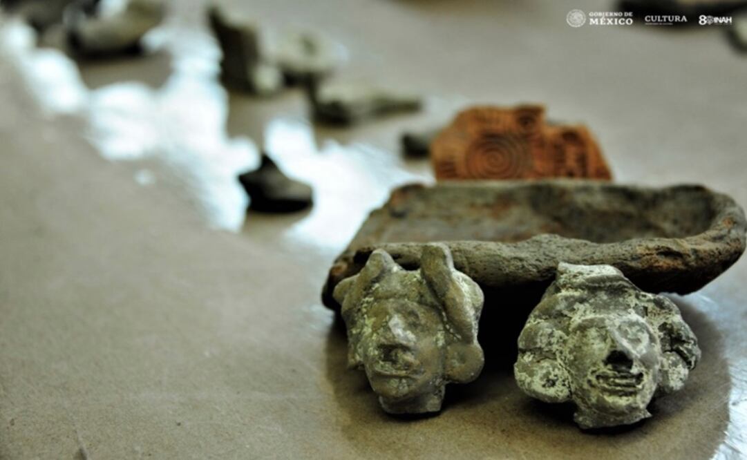 The vestiges were found in downtown Azcapotzalco - Photo: Taken from INAH's website