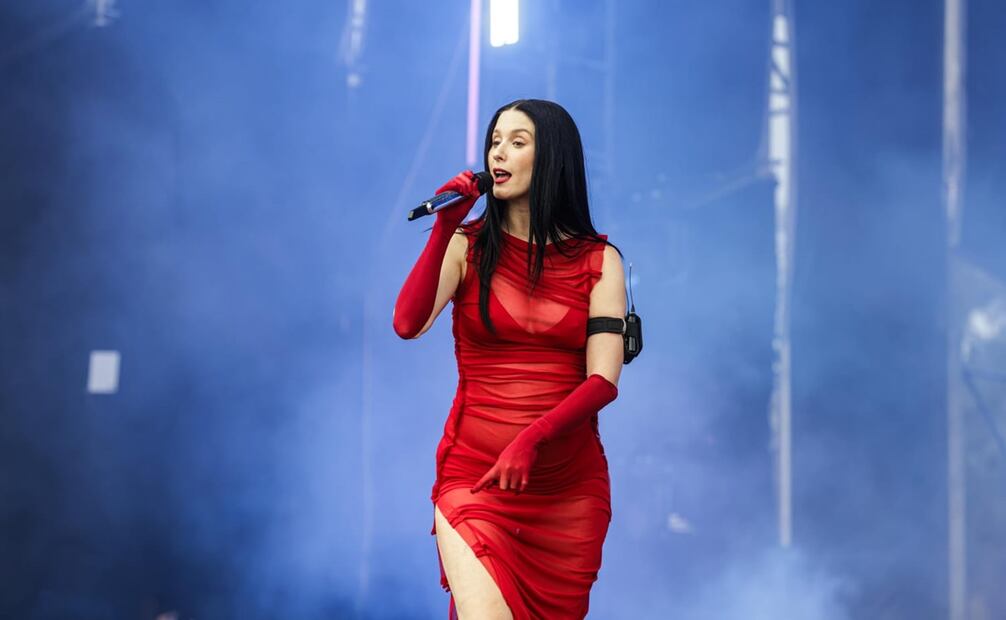 Presentación de la cantante Francisca Valenzuela durante la primera edición del Festival Hera en el Autódromo Hermanos Rodríguez. Foto: Gabriel Pano/EL UNIVERSAL.
