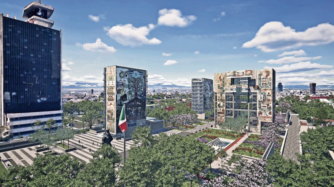 EL UNIVERSAL muestra los renders del sitio proyectado, pero hoy no se tiene la certeza de si se desarrollará la construcción. Foto: Ignitia Desarrollos