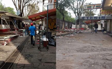 Retiran puestos del "Pasillo de la Salmonela" en Copilco