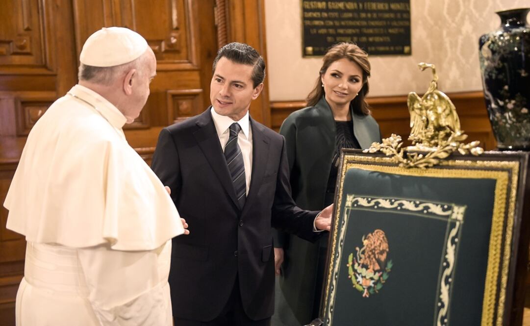Papa agradece a Peña recibimiento en México