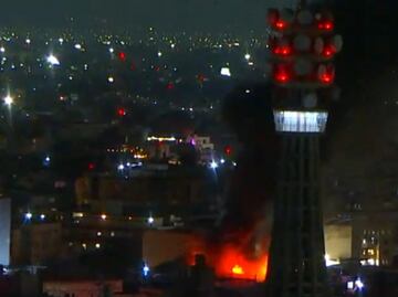 Se registra incendio en la colonia Centro de la CDMX