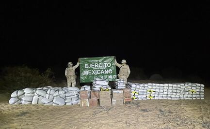 Sedena incauta más de 2 toneladas de droga del Cártel del Pacífico en Sonora