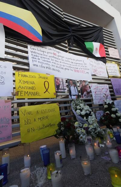 Estudiantes de la BUAP cierran centro histórico de Puebla; exigen justicia por asesinato de alumnos