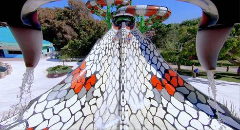 Cómo es el parque acuático Six Flags Hurricane Harbor