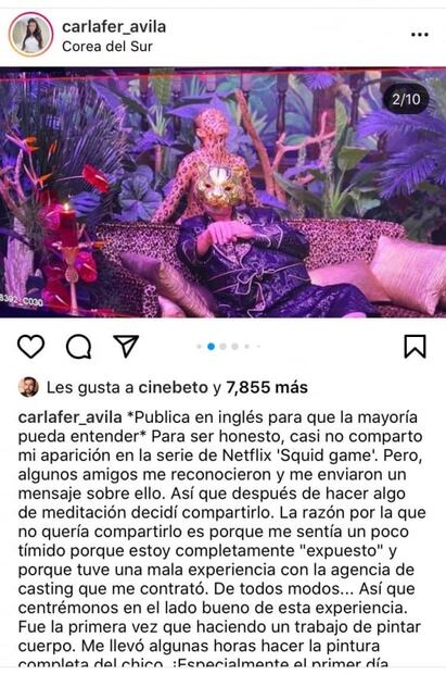 Mexicana que aparece en "El juego del calamar" vive al día en Corea