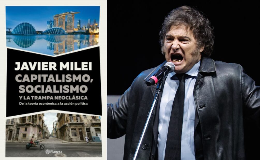 Este miércoles el presidente argentino  presentó su nuevo libro 'Capitalismo, socialismo y la trampa neoclásica'. Foto:  EFE/ Juan Ignacio Roncoroni
