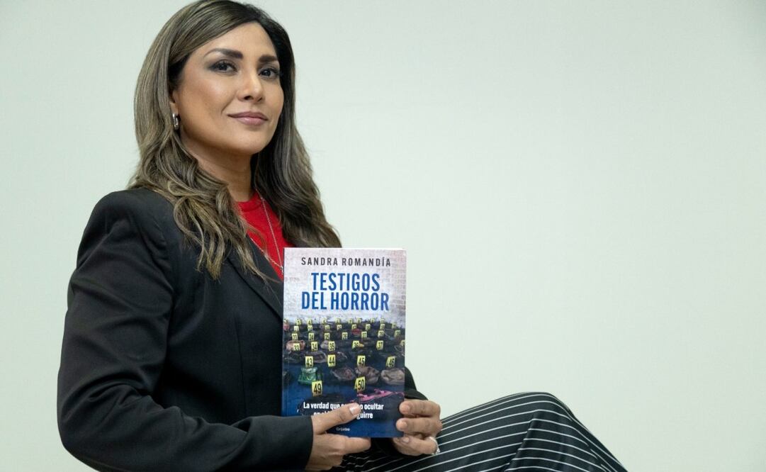 Entrevista con Sandra Romandía a propósito de su libro “Testigos del horror, la verdad que se quiso ocultar en el Rancho Izaguirre”. (18/09/2025). Foto: Juan Boites / EL UNIVERSAL