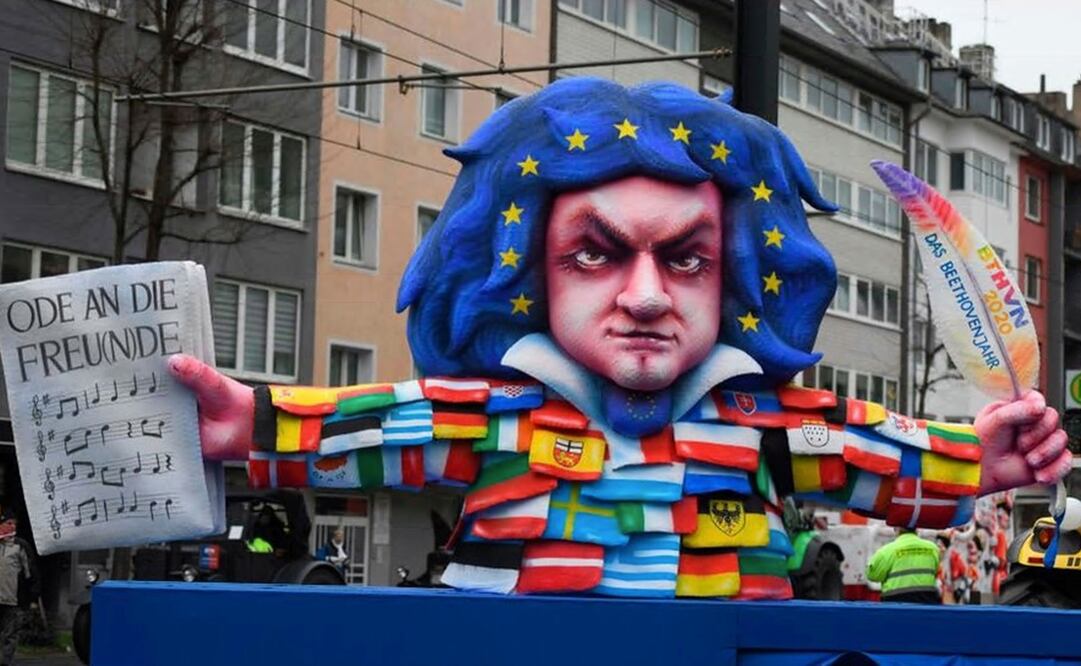 La "Oda a la alegría" es el himno de la Unión Europea. Foto: Getty Images vía BBC