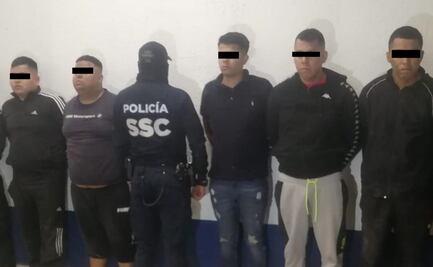 Cae banda delictiva dedicada al robo de transporte público y de vehículos en Iztapalapa