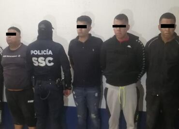 Cae banda delictiva dedicada al robo de transporte público y de vehículos en Iztapalapa