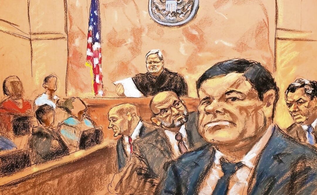 El Chapo during his U.S. trial - Photo: Jane Rosenberg/EFE
