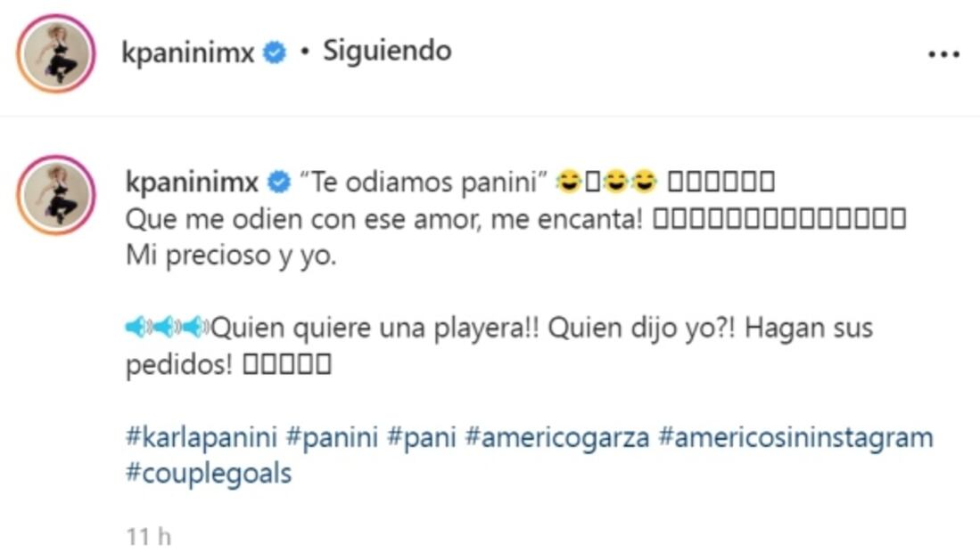 Karla Panini lucra con el odio de los cibernautas y lo presume