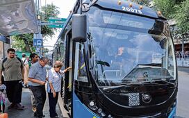 RTP causa largas esperas por obras en Línea 2 del Metro, usuarios optan por Trolebús