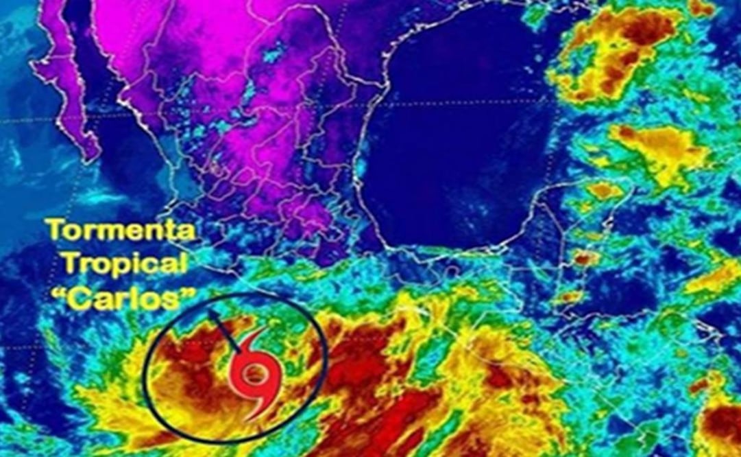 It was formed as Tropical Depression 3-E on Wednesday afternoon. (Photo: @Conagua_clima )