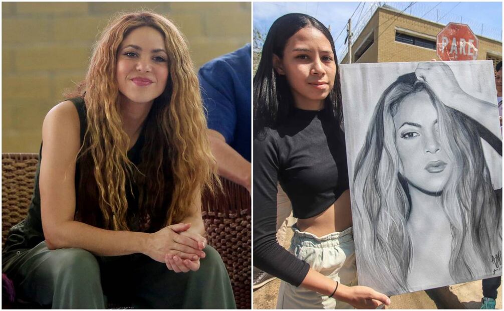 Shakira es recibida con elogios y porras en su natal Barranquilla, Colombia, donde inauguró una escuela. Fotos: EFE.
