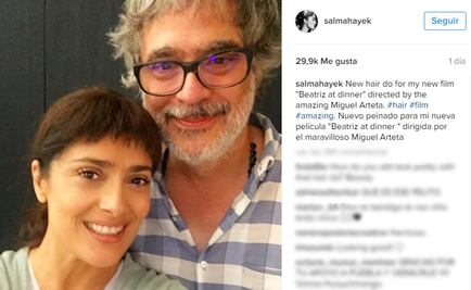 Salma Hayek estrena peinado