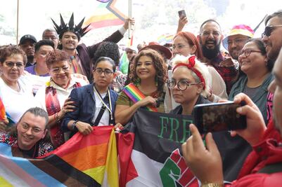 VIDEO Marcha del Orgullo LGBT 2024: Clara Brugada reafirma su compromiso como aliada de la diversidad sexual