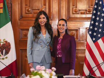 Sheinbaum se reúne con Kristi Noem en Palacio Nacional; dialogan sobre seguridad y migración