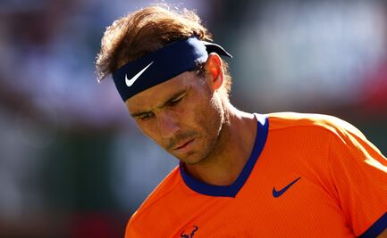 Rafael Nadal cae en la final de Indian Wells