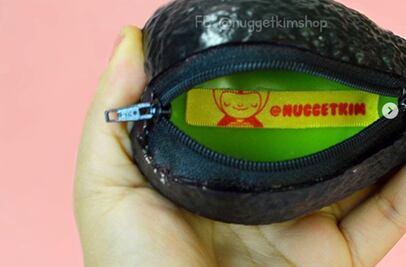 El monedero de aguacate que está causando sensación en Internet