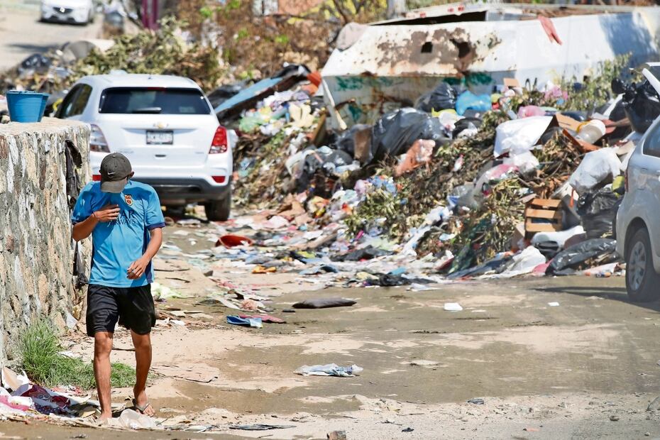 Ahoga basura a colonias de Acapulco. Foto: Valente Rosas / El Universal