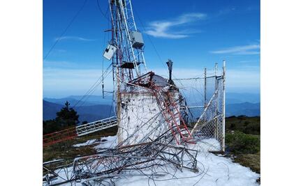 Denuncian caída de segunda torre de alerta sísmica en Oaxaca